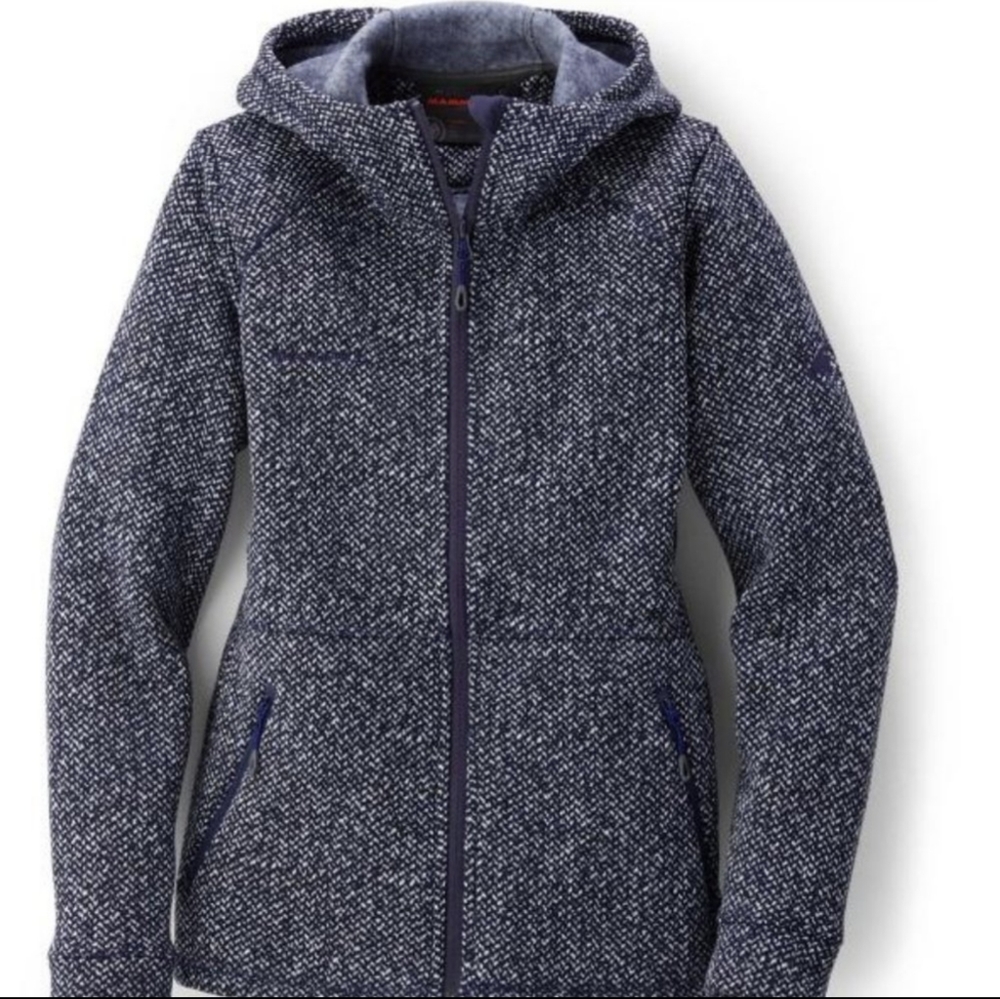 Mammut Women's Kachemak Full Zip Hooded Fleece Sz XS - Picture 3 of 12